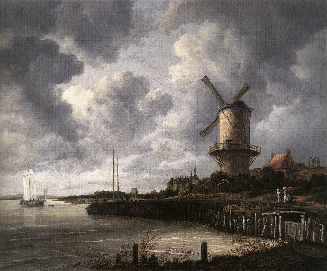 The Windmill at Wijk bij Duurstede af